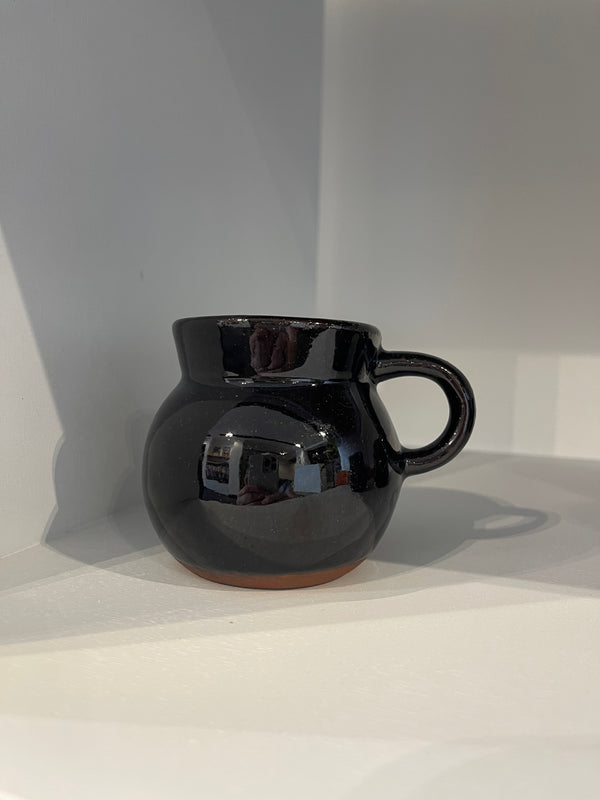 Taza Artesanal Negra