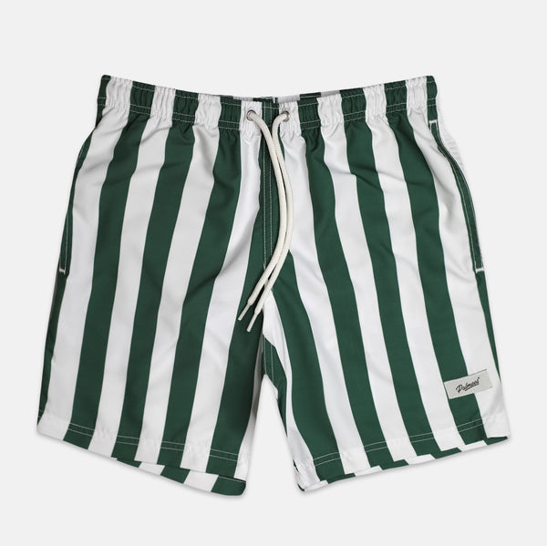 Palmees Swim Short Green Stripes