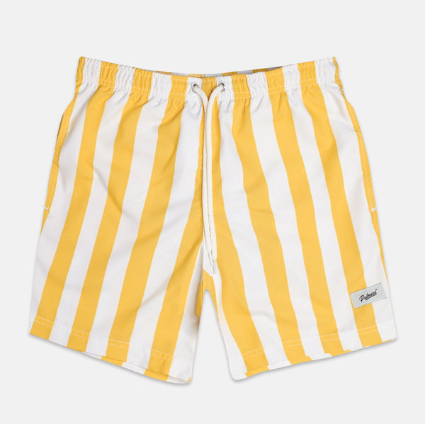 Palmees Swim Short Yellow Stripes